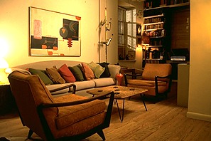 Wirey Spindell - Living Room, Upper East Side, NYC 1975